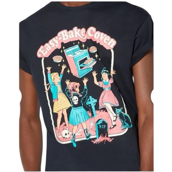 Creepy Co. Other - Vintage Creepy Co. Black Easy Bake Coven T Shirt Retro 90s Horror Movie Slim Fit